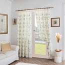 Kingleaf Embroidered Tulle Voile Pencil Pleat Taped Top Curtains