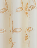 Kingleaf Embroidered Tulle Voile Pencil Pleat Taped Top Curtains