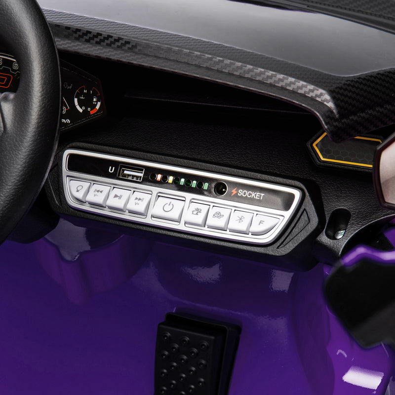 AIYAPLAY 12V Lamborghini Autentica Licensed Ride on Car
