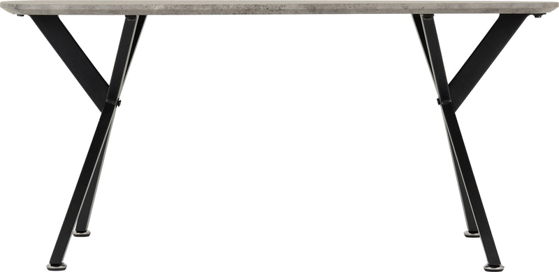 ATHENS OVAL COFFEE TABLE - CONCRETE EFFECT - CONCRETE EFFECT