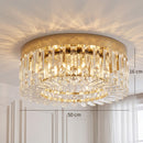 HOMCOM Crystal Ceiling Light with 225 Crystal Pendants, Gold Tone