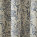 D & D Averie Pencil Pleat Curtains in Blue