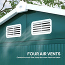 Outsunny 7 x 4ft Upgraded Metal Shed with Lock, Easy to Assemble