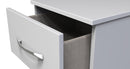 Alton Ready Assembled 3 Drawer Bedside Cabinet in White Matt