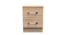 Alton Ready Assembled 2 Drawer Bedside Cabinet in Bardolino Oak
