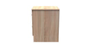 Alton Ready Assembled 2 Drawer Bedside Cabinet in Bardolino Oak