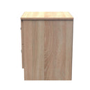 Alton Ready Assembled 2 Drawer Bedside Cabinet in Bardolino Oak
