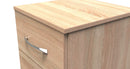 Alton Ready Assembled 2 Drawer Bedside Cabinet in Bardolino Oak
