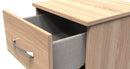 Alton Ready Assembled 2 Drawer Bedside Cabinet in Bardolino Oak