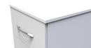 Alton Ready Assembled 2 Drawer Bedside Cabinet in White Matt