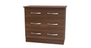 Alton Ready Assembled 3 Drawer Chest in Noche Walnut