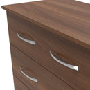 Alton Ready Assembled 3 Drawer Chest in Noche Walnut