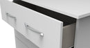 Alton Ready Assembled 3 Drawer Chest in White Matt