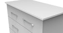 Alton Ready Assembled 3 Drawer Chest in White Matt