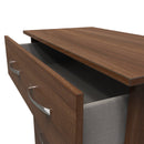 Alton Ready Assembled 4 Drawer Chest in Noche Walnut