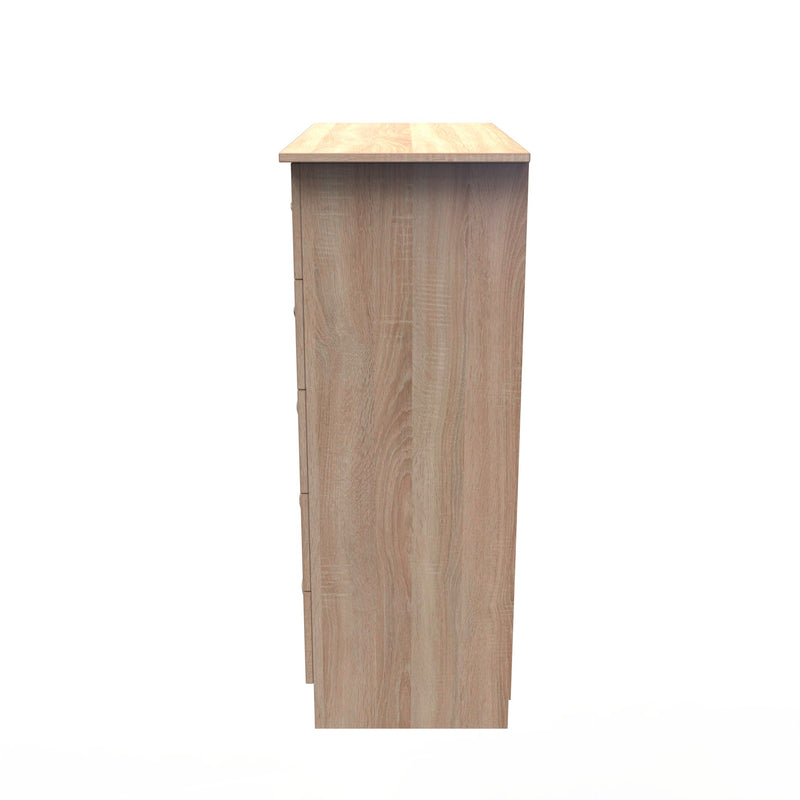 Alton Ready Assembled 5 Drawer Chest in Bardolino Oak