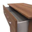 Alton Ready Assembled 5 Drawer Chest in Noche Walnut