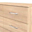 Alton Ready Assembled 6 Drawer Wide Chest in Bardolino Oak