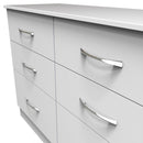 Alton Ready Assembled 6 Drawer Wide Chest in White Matt