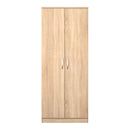 Alton Ready Assembled 2 Door Wardrobe in Bardolino Oak