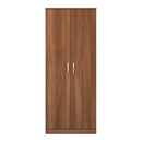Alton Ready Assembled 2 Door Wardrobe in Noche Walnut