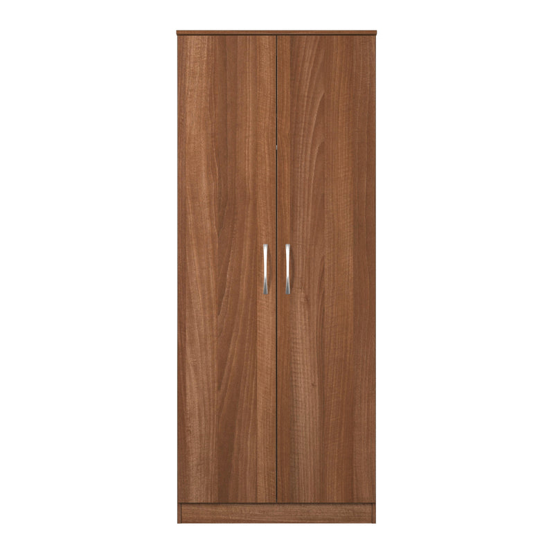 Alton Ready Assembled 2 Door Wardrobe in Noche Walnut