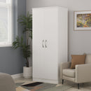 Alton Ready Assembled 2 Door Wardrobe in White Matt