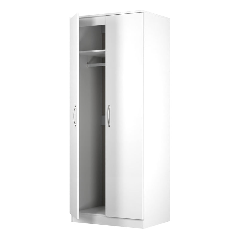 Alton Ready Assembled 2 Door Wardrobe in White Matt