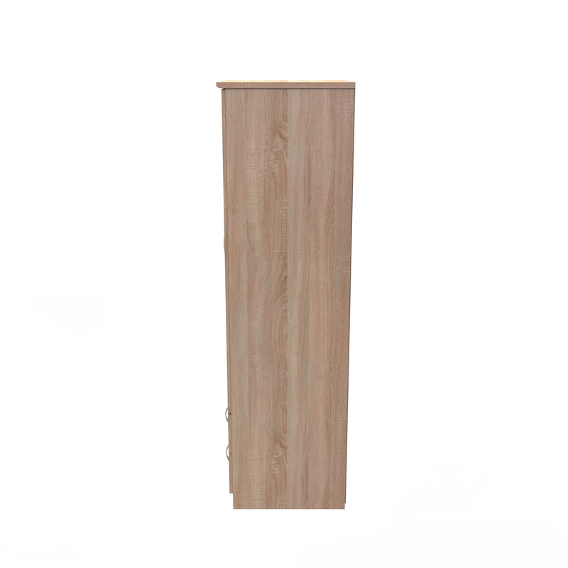 Alton Ready Assembled 2 Door 2 Drawer Wardrobe in Bardolino Oak