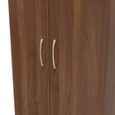 Alton Ready Assembled 2 Door 2 Drawer Wardrobe in Noche Walnut