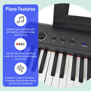 Axus AXD55 88 Note Digital Stage Piano Bundle with Bench, Stand and Headphones