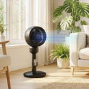 HOMCOM 9" Pedestal Cooling Fan With Adjustable Speed And Mode, Black