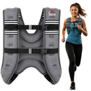 HOMCOM 5KG Weighted Vest with Adjustable Straps, Pocket, Reflective Strips