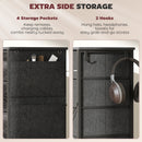 HOMCOM Fabric Chest of Drawers, 8 Drawer Dresser for Bedroom