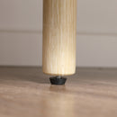 HOMCOM TV Stand Cabinet For TVs Up To 50 Inch With Sliding Doors, Natural