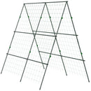 Outsunny A-Frame Trellis Plant Support For Vegetables, Flowers, Fruit