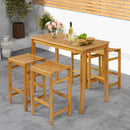 Bar Chair with Saddle Shaped Seat and Sturdy Footrest