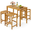 Bar Chair with Saddle Shaped Seat and Sturdy Footrest