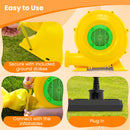 Air Blower 750W Air Pump Fan With Convenient Handle And Ground Stakes