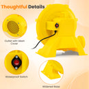 Air Blower 750W Air Pump Fan With Convenient Handle And Ground Stakes
