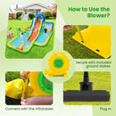 Air Blower 850W Air Pump Fan With Convenient Handle And Ground Stakes