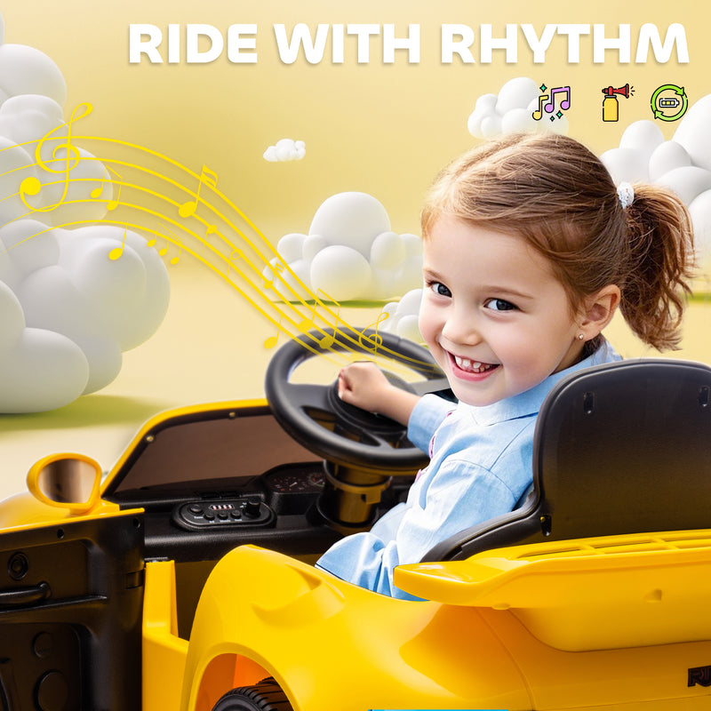 AIYAPLAY Battery Powered Kids Electric Car with Remote Control,
