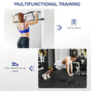 SPORTNOW Multi-Grip Pull Up Bar, Chin Up Bar Doorway with Non-Slip Grips