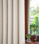 AMBERLEY NATURAL DOOR CURTAIN 66 X 84