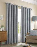 AMBERLEY NICKEL EYELET CURTAINS THERMAL