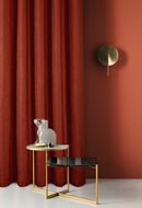 AMBERLEY TERRACOTTA EYELET CURTAINS THERMAL