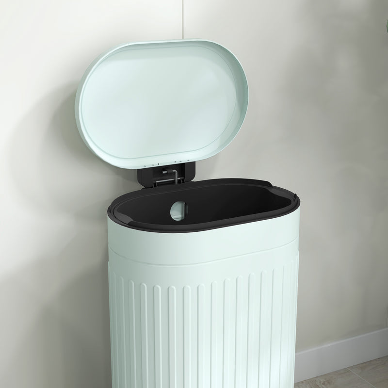 HOMCOM 30L Pedal Bin, Metal Kitchen Bin with Soft-close Lid