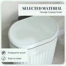 HOMCOM 30L Pedal Bin, Metal Kitchen Bin with Soft-close Lid