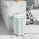 HOMCOM 30L Pedal Bin, Metal Kitchen Bin with Soft-close Lid
