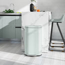 HOMCOM 30L Pedal Bin, Metal Kitchen Bin with Soft-close Lid